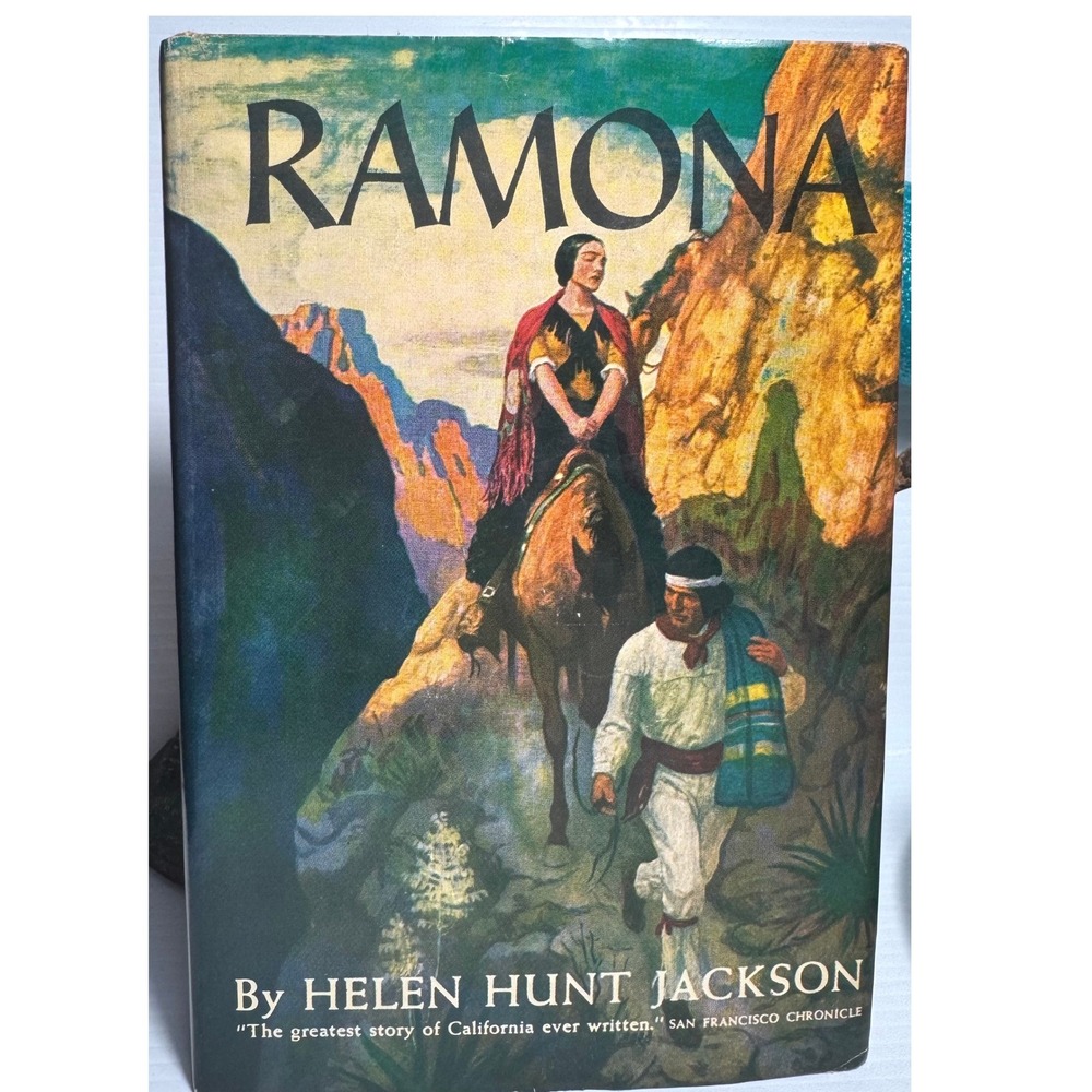 Vintage 1960s Ramona Helen Hunt Jackson Grosset & Dunlap Hardcover Dust Jacket